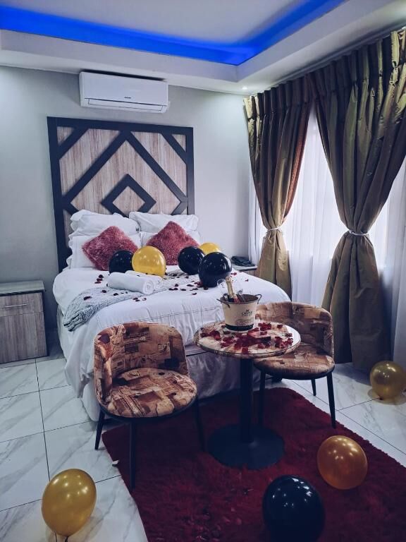 Bedroom interior at National Lodge